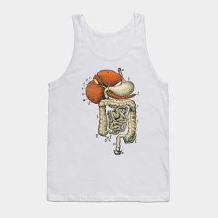 Digestive System Diagram Tank Top